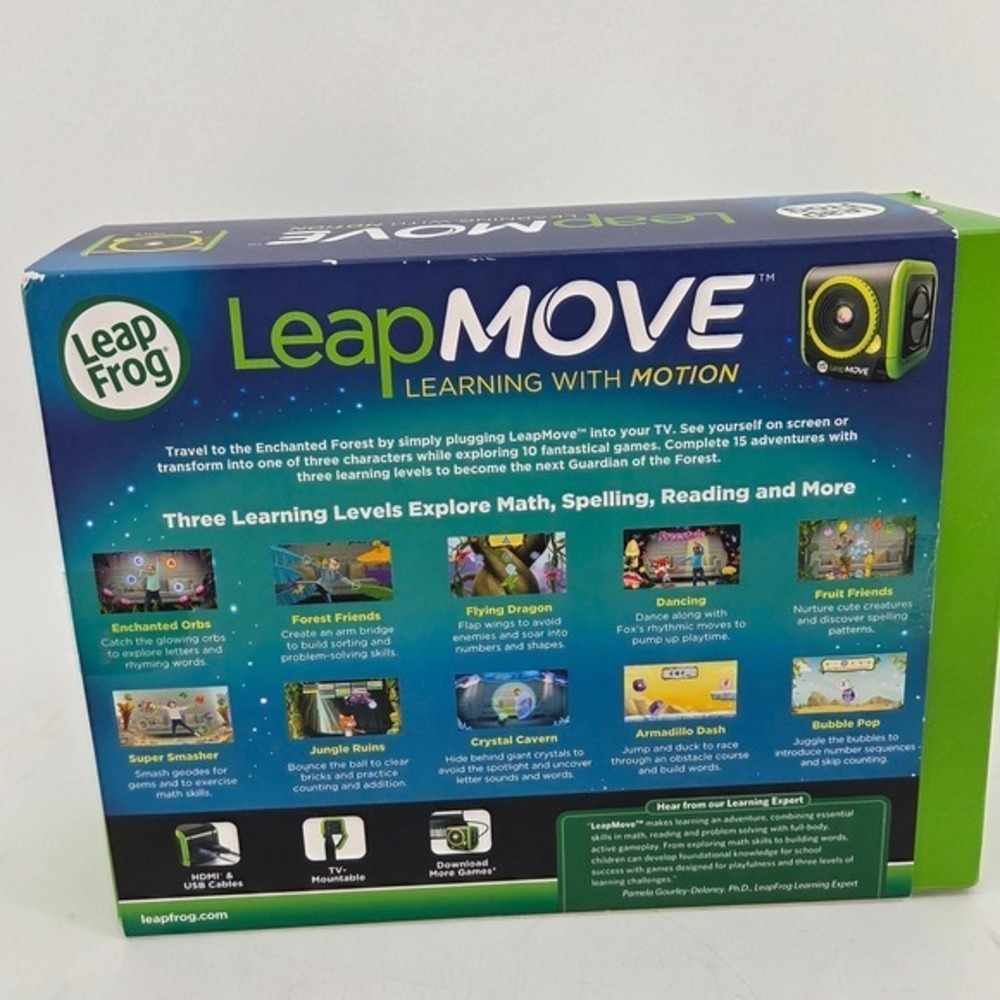 LeapMove Interactive Learning With Motion TV Game System Math Reading NOB - Picture 15 of 16